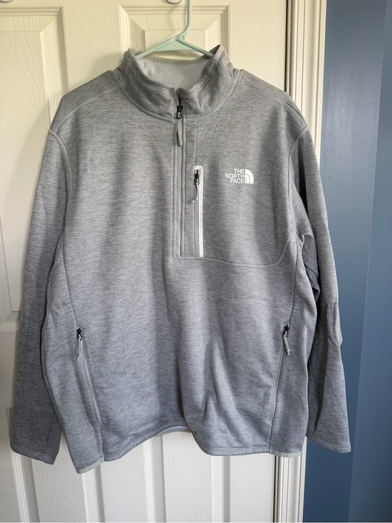 The North Face Other - The North Face Men's Light Gray Half-Zip Fleece Zip-Up Jacket